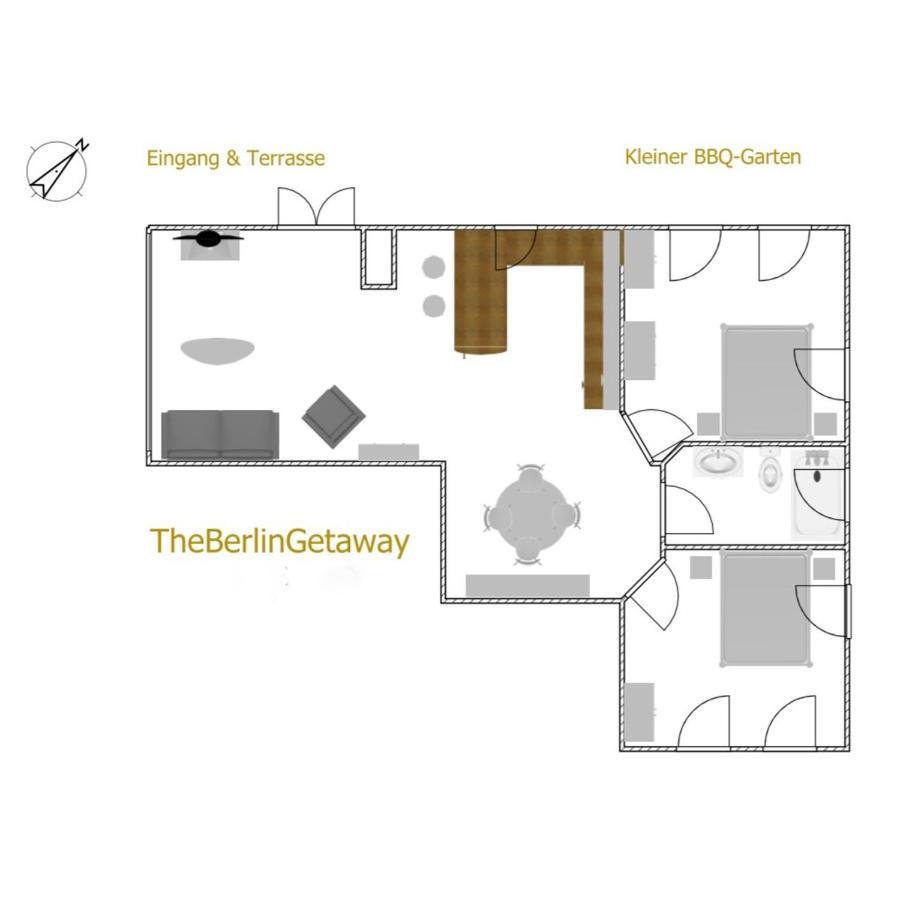 The Berlin Getaway / 80Qm In Berlin'S Historic Diplomatic Quarter Apartment Luaran gambar